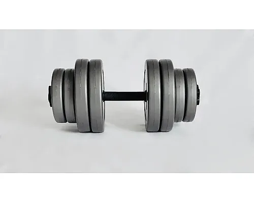 Гантель розбірна  WCG 15 кг сіра