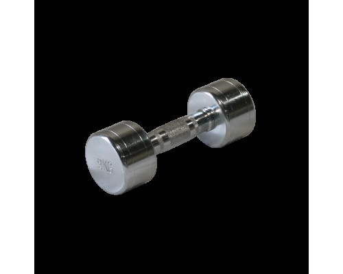 Хромована гантель 9 кг Bauerfitness AC-1519