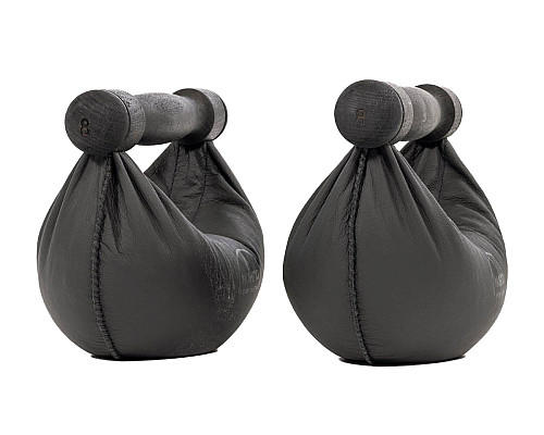 Гантелі NOHRD SwingBell Чорний Бук 2 х 8 кг