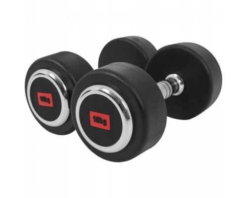 Гантелі прогумовані Gorilla Sports 101088-00008-0025 2 x 10 кг