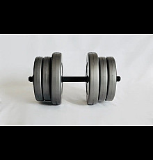 Гантель розбірна WCG 20 кг сіра