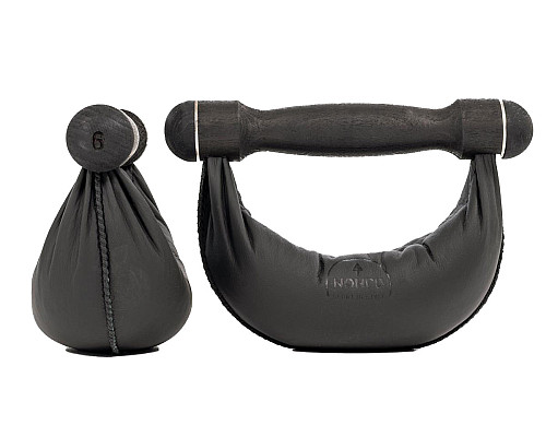 Гантелі NOHRD SwingBell Чорний Бук 2 х 6 кг
