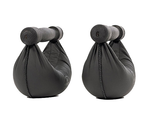 Гантелі NOHRD SwingBell Чорний Бук 2 х 6 кг