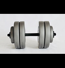 Гантель розбірна WCG  23 кг сіра