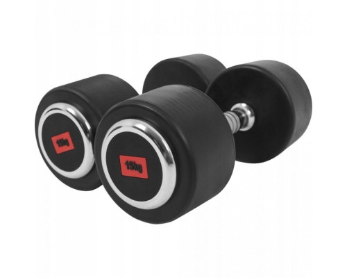 Гантелі прогумовані Gorilla Sports 101088-00008-0032 2 x 15 кг