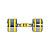  Гантель хромована inSPORTline Yellsteel 10 кг