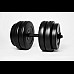 Гантель розбірна WCG 25 кг чорна