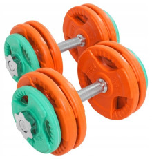 Гантелі розбірні Gorilla Sports Gripper 100758-00009-0032 2 x 15 кг