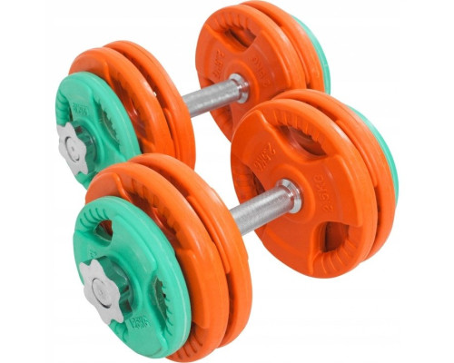 Гантелі розбірні Gorilla Sports Gripper 100758-00009-0032 2 x 15 кг