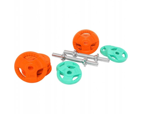 Гантелі розбірні Gorilla Sports Gripper 100758-00009-0032 2 x 15 кг