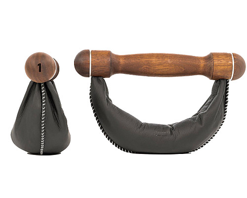 Гантелі NOHRD SwingBell Чорний Горіх  2 х 1 кг