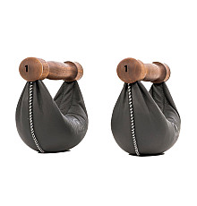 Гантелі NOHRD SwingBell Чорний Горіх  2 х 1 кг