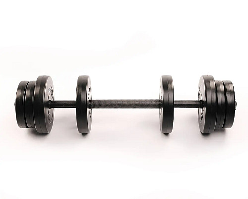 Гантелі розбірні Elitum зі з'єднувачем для штанги, 2 х 21 кг