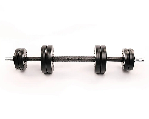 Гантелі розбірні Elitum зі з'єднувачем для штанги,  2 х 16 кг