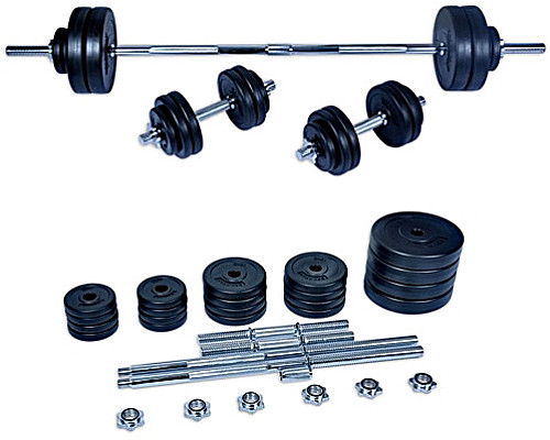 Гантелі розбірні зі з'єднувачем для штанги Spartan 50 кг