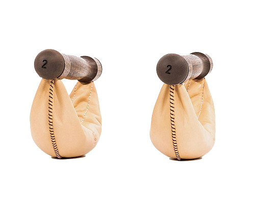 Гантелі NOHRD SwingBell Горіх 2 х 2 кг