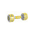 Гантель хромована inSPORTline Yellsteel 5 кг