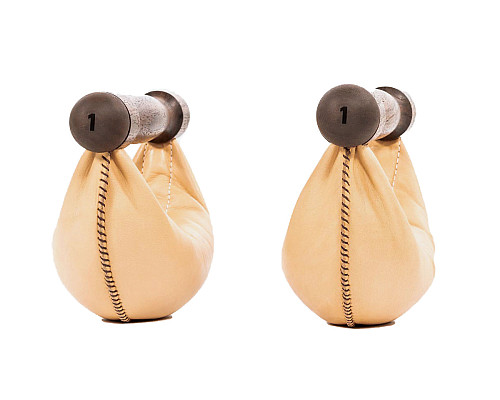 Гантелі NOHRD SwingBell Горіх  2 х 1 кг