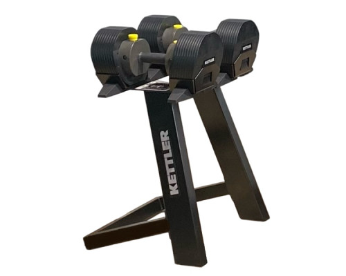 Гантелі від 4,5 до 24,9 кг VARIO DUMBBELLS SELECT 55 + стійка KETTLER Гантелі від 4,5 до 24,9 кг VARIO DUMBBELLS SELECT 55 + стійка KETTLER
