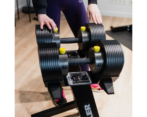 Гантелі від 4,5 до 24,9 кг VARIO DUMBBELLS SELECT 55 + стійка KETTLER Гантелі від 4,5 до 24,9 кг VARIO DUMBBELLS SELECT 55 + стійка KETTLER