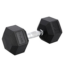 Гантель шестигранна HMS HEX PRO BLACK, 14 кг