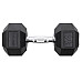 Гантель шестигранна HMS HEX PRO BLACK, 14 кг
