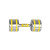 Гантель хромована inSPORTline Yellsteel 12 кг