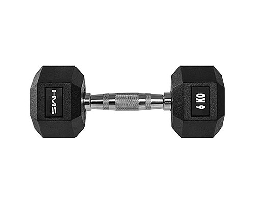 Гантелі HMS HEX PRO 6 кг Гантелі HMS HEX PRO 6 кг