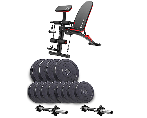 Лава Hop-Sport Elitum Titan HS-1035 з гантелями 2 х 21 кг