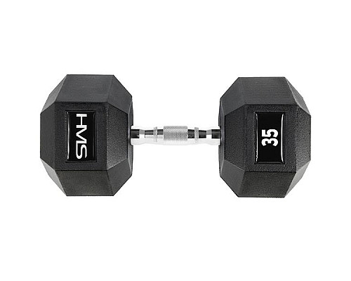 Гантель шестигранна HMS HEX PRO, 35 кг