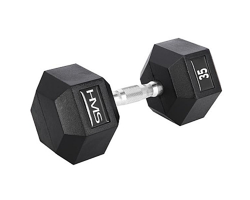 Гантель шестигранна HMS HEX PRO, 35 кг
