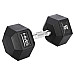 Гантель шестигранна HMS HEX PRO, 35 кг