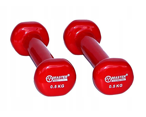 Гантелі вінілові MASTER 2 х 0,5 кг