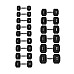 Гантель шестигранна HMS HEX PRO, 8 кг