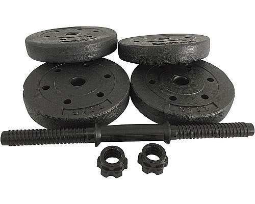 Гантель розбірна бітумна Eb Fit B/Box 10 кг