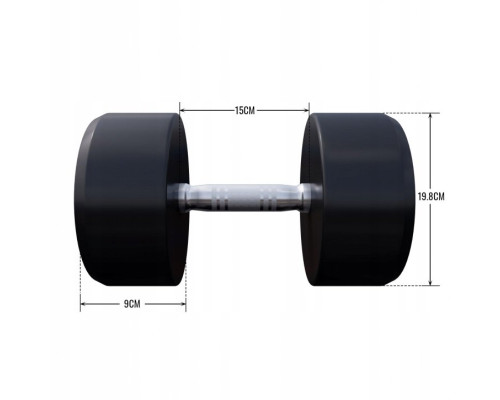 Гантелі прогумовані Gorilla Sports 2 x 30 кг