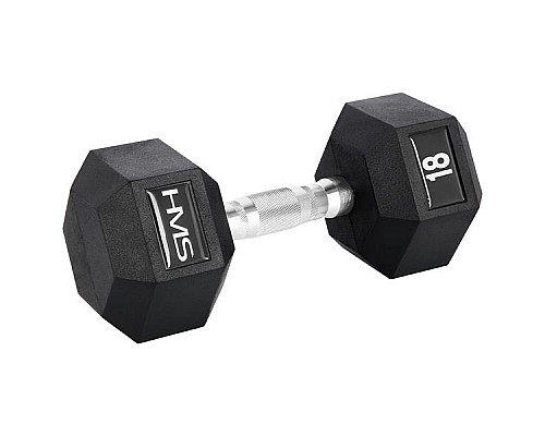 Гантель шестигранна HMS HEX PRO, 18 кг