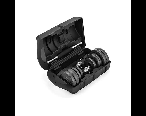 Гантелі розбірні чавунні Gymtek у кейсі 2 х 10 кг