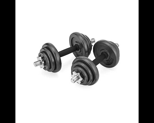 Гантелі розбірні чавунні Gymtek у кейсі 2 х 10 кг