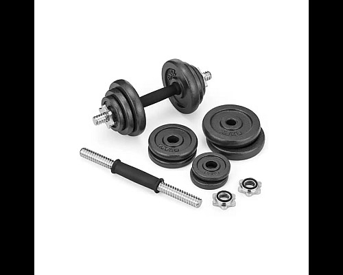 Гантелі розбірні чавунні Gymtek у кейсі 2 х 10 кг