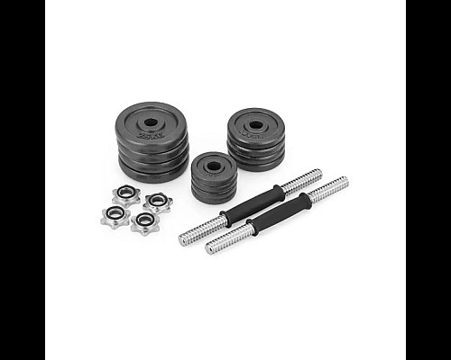 Гантелі розбірні чавунні Gymtek у кейсі 2 х 10 кг