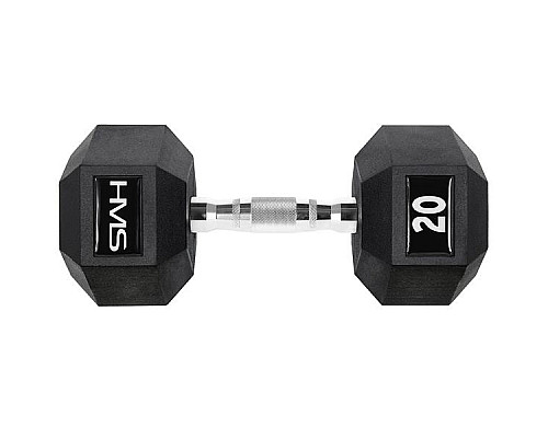 Гантель шестигранна HMS HEX PRO, 20 кг