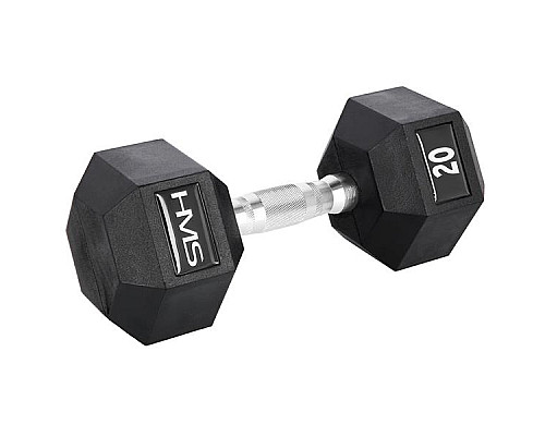 Гантель шестигранна HMS HEX PRO, 20 кг