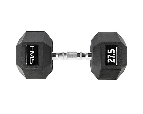Гантель шестигранна HMS HEX PRO, 27,5 кг
