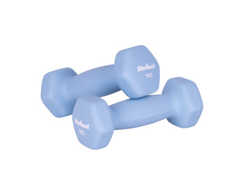 Гантелі неопренові Rebel Active RBA-2330-S5 2 x 1 кг, 2 x 2 кг, 2 x 3 кг, 2 x 4 кг, 2 x 5 кг