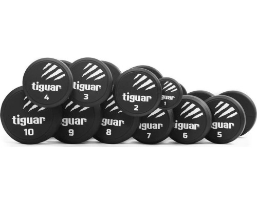 Гантелі поргумовані Tiguar TI-WH0002 2 х 1-10 кг