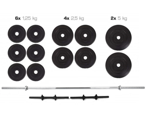 Штанга + Гантелі Набір 38 кг (Гриф 160 см)