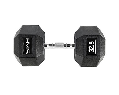 Гантель шестигранна HMS HEX PRO 32,5 кг