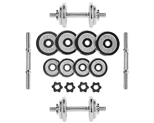 Гантелі розбірні в кейсі HMS STC20, 20 кг