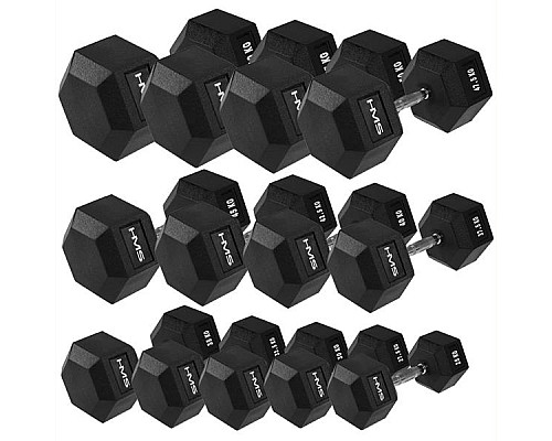 Гантель HMS HEX PRO 37,5 кг